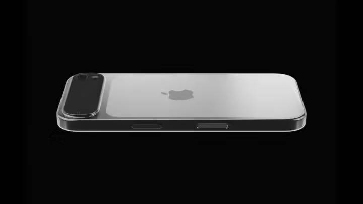 iPhone 17 Pro Max渲染图再曝光，水平三摄+铝合金背板，神似谷歌Pixel？