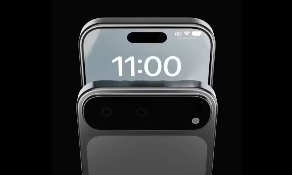 iPhone 17 Pro Max渲染图再曝光，水平三摄+铝合金背板，神似谷歌Pixel？