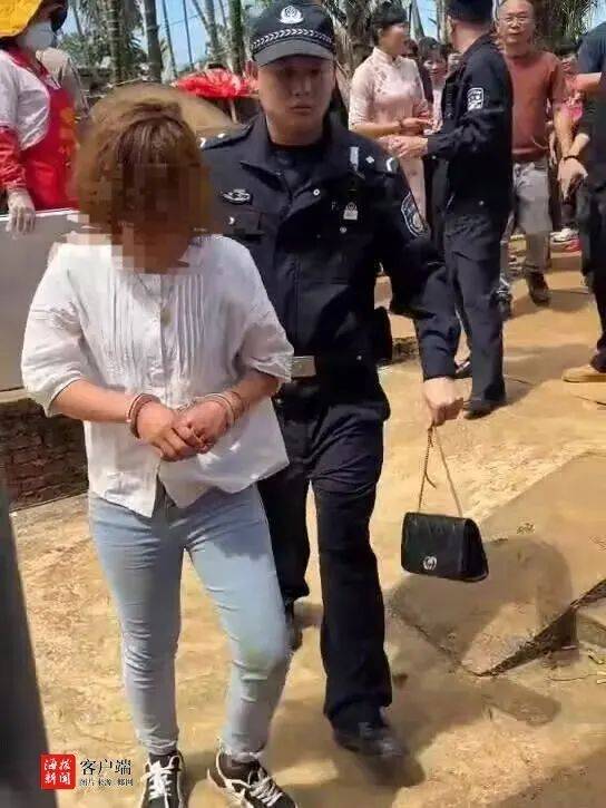 海口警方：廖某，女，刑事拘留！