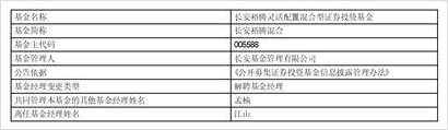 长安基金管理有限公司(长安基金管理有限公司总经理)